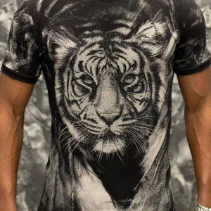 Camiseta hombre_tigre_gris